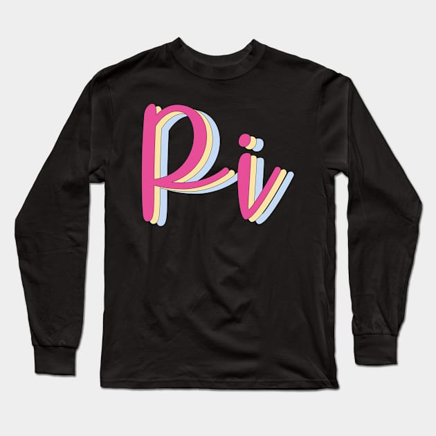 Pi Long Sleeve T-Shirt by LFariaDesign